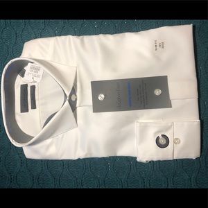 NWT Calvin Klein Non-Iron Slim Fit Dress Shirt